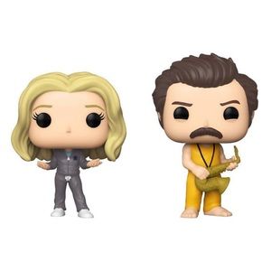 Funko POP! TV: Parks and Recreation 🎯 Locked In Ron & Leslie (Target Exclusive)